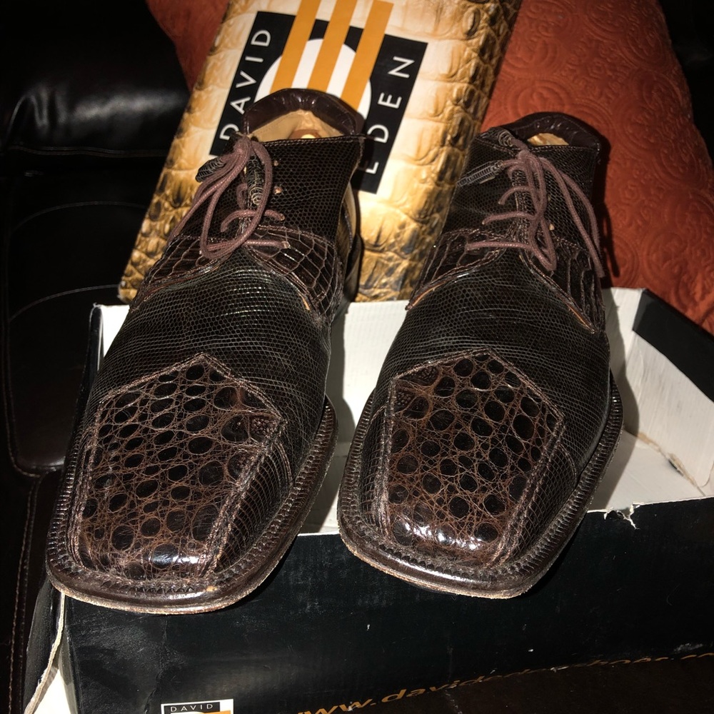 Men’s Genuine Crocodile and Lizard Ankle Boot